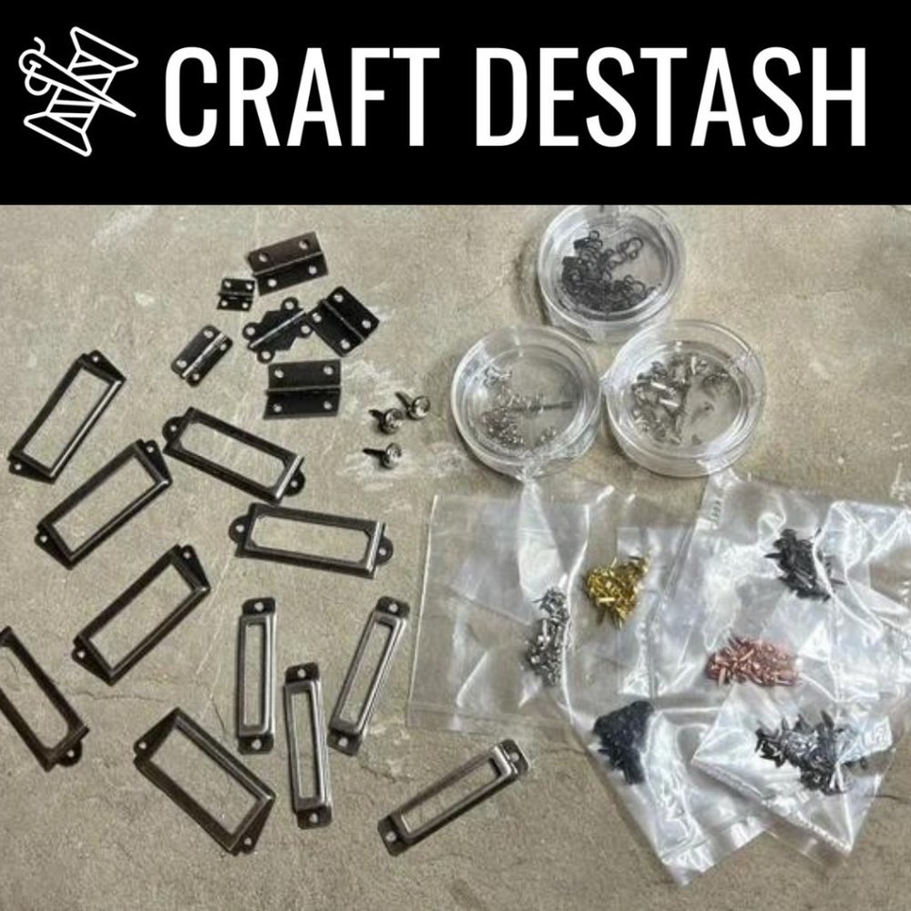 Mixed Metals Lot for Scrapbooking or Crafts